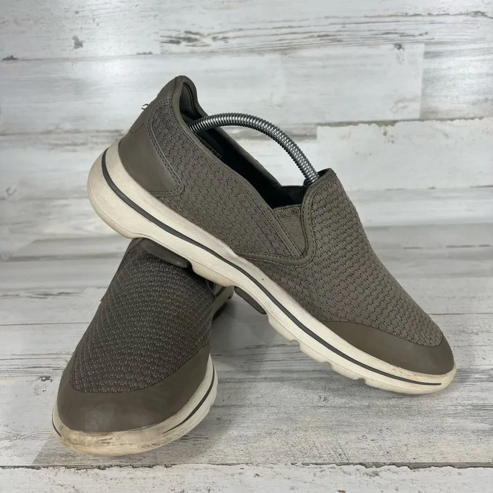 Skechers Go Walk Apprize Khaki Mens Casual Walking Shoes Size 12 US‎